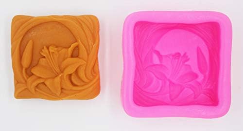 LILTZANG LIRY GREENISH FLOR S0172 Arte artesanal Silicone Mold Craft Moldes Diy Moldes de sabão artesanal