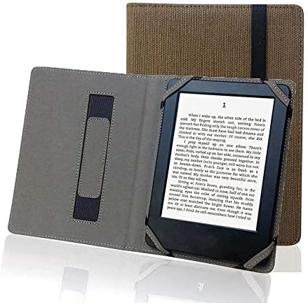 Bolsa de capa de manga de 6 polegadas, cânhamo portátil portador de tampa de 6 polegadas de Onyx Tolino Energy Digma Tesla ReadMoo InkBook Sony E-Reader E-Book Protective