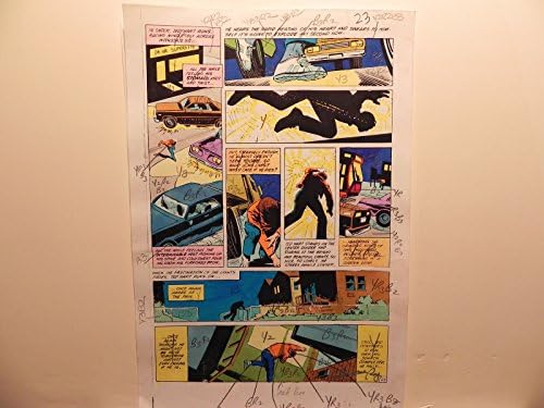 Teen Titans Drug Book2 P.G 23 Flash Arte de produção de cores original assinada