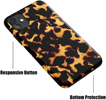 Caixa UColor Compatível com iPhone 11 Caixa de proteção de protetora de 6,1 polegadas Shell Shell Slim Soft TPU