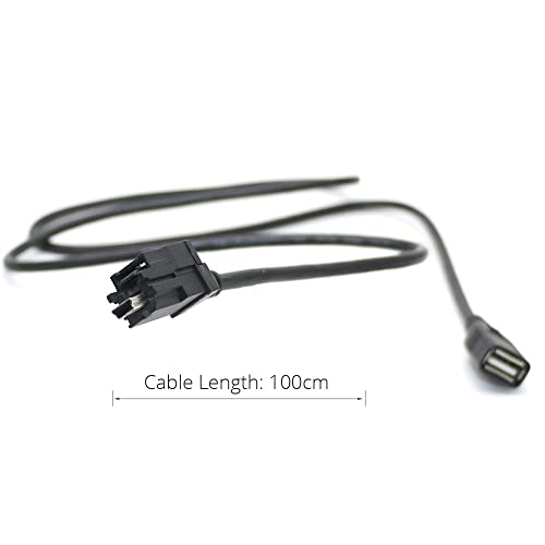Rádio de áudio de carro USB para mini ajuste de porta USB Adaptador de cabo Compatível para Nissan X-Trail Tenna Bluebird