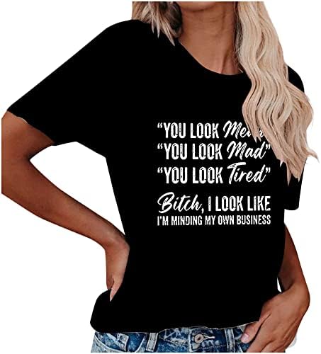 Garotas adolescentes de manga curta letra de letra de impressão blusas camiseta para mulheres peco de barco casual