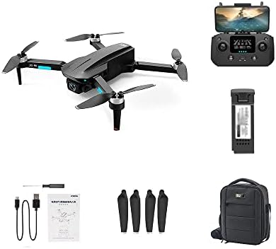 Presente de helicóptero de helicóptero quadcopter AFEBOO RC, brinquedo elétrico sem escova com câmera, com mochila, presentes para iniciantes para meninos meninas adultos com altitude de retenção, modo sem cabeça