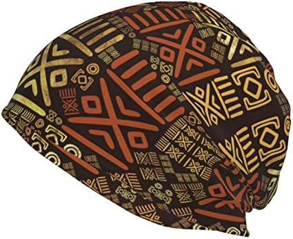 Rosihode Africano Slouchy Beanie Cap chapéus de inverno Casual Capinho da malha casual Capinho do crânio para homens