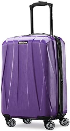 Samsonite Centric 2 Hardside Expandable bagagem com spinners, orquídea roxa, conjunto de 3 peças