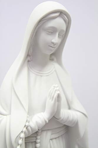 32 Nossa Senhora de Lourdes, abençoada Virgin Mary Statue Sculpture Figura Coleção Vittoria feita no jardim da Itália