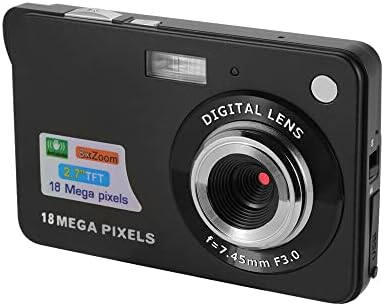 Kit de câmera digital de megapixel de 18mp Acuvar com tela LCD de 2,7 , bateria recarregável, cartão SD de 32 GB, suporte para cartão, leitor de cartão, foto e vídeo em Indoor, fotografia externa para adultos, crianças