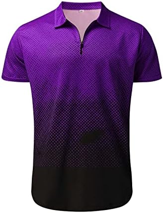 XXBR Mens zíper camisetas pólo