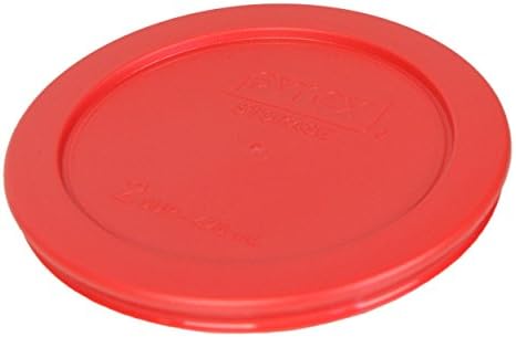 Pyrex 7200-PC Verde 2 xícara de tampa de armazenamento de alimentos redondos para tigelas de vidro