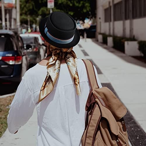 Mulheres masculinas Crusíveis Chapéus de porco Fedora Chapéus de lã pura Chapéus de porco vintage Equipados uma fita