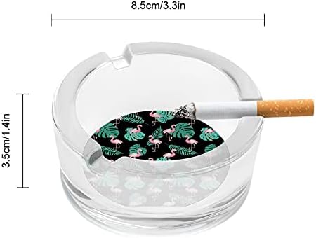 Cigarros e charutos de cinzas de cristal de cristal retrô fofos e charutos bandeja de areia de vidro decoração externa