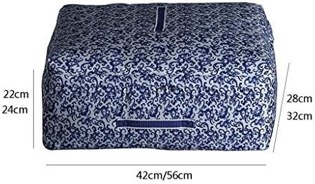 Wang Kai Kai Kai Bolsa de armazenamento de pacote de pacote caixa de armazenamento Caixa de armazenamento Lavagem de guarda-roupa doméstica Caixa de armazenamento espessante da caixa de armazenamento adequado para o escritório em casa Três camadas de costura à prova de poeira e inodoro sem odor