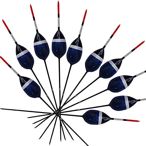 Doubao 10pcs Coleção Pesca Bobbers Cork Floats Kit Antena Balsa madeira 2g/3g Bóia de pesca Corchos de Pesca