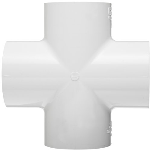 Spears 420 Série PVC Pipe Fitting, Cross, Schedy 40, 2 soquete