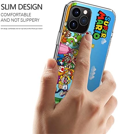 Case Telefone Compatível com Samsung iPhone Mario Pro Max 6 7 8 x xr 11 12 SE 2020 S10 S20 S21 13 Acessórios Scratch Transparent