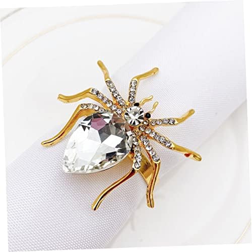 Toyvian 4 PCs Spider Guardille Buckle Mesa de casamento Decor de guardana