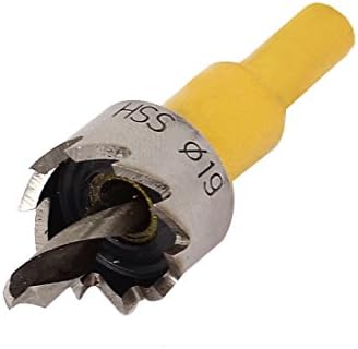 Aexit 19mm SAVILHAS DE ERRO DE CUTO DIATRIMENTO 7MM HSS HSS Twist Drill Bit Hole Hole Sweets Swort Cutter Cutter