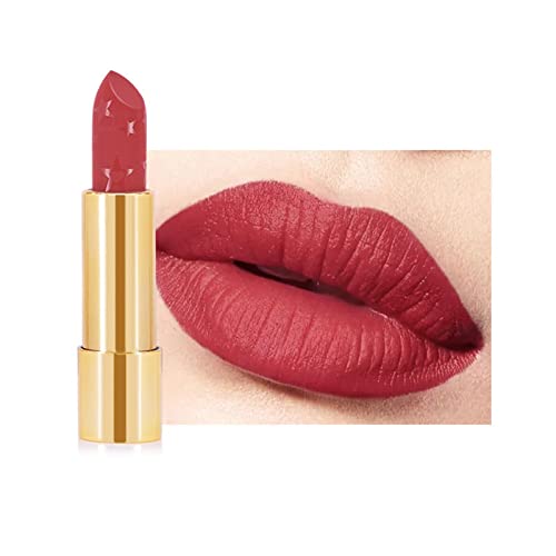 Maquiagem Mattes Lipstick Lip Velvety Lipstick impermeável à prova d'água durável Durável Lip Lip Gloss Beauty Cosmetics Box Box