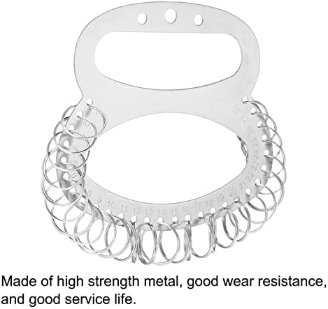 Patikil 28 Rings Organizador de chave de aço inoxidável, Gerenciamento de armazenamento de chaveiro de chaveiro portátil para