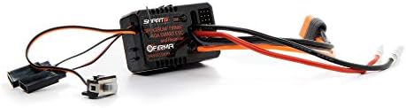 Spektrum Firma 40A escovou o SMART 2-1-1 ESC e receptor, SPMXSE1040RX, Black