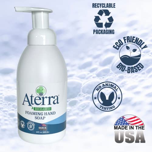 ATERRA® ECO-FILELING FOAMING Hand Soap, Botthe de 18 onças 2-PACK