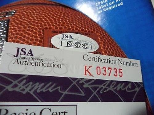 Carmelo Anthony assinou Spalding Indoor/Outdoor Basketball JSA - Basquete autografado