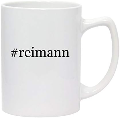 Molandra Products #Reimann - 14oz Hashtag White Ceramic Statesman Caneca de café