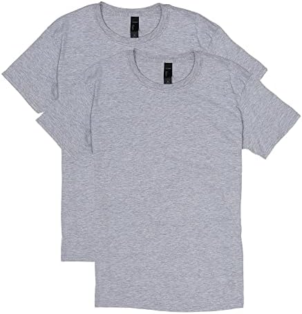 Camisetas masculinas de Hanes, pacote de camisetas de desempenho masculino, camisetas que bebem umidade, camisetas de mistura de algodão, 2-pacote