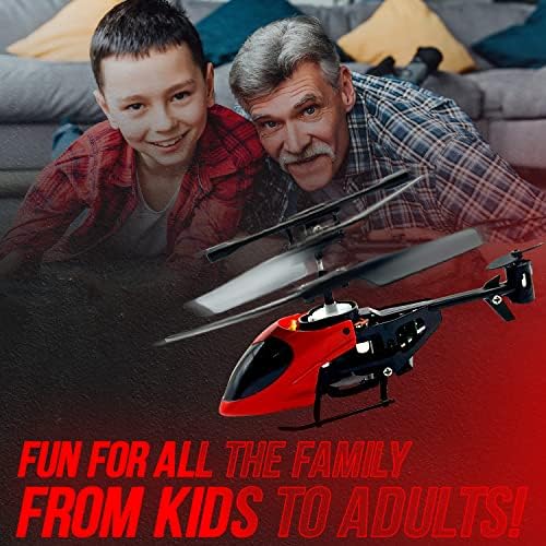 Sheminini Mini Helicopter, QS5010, RC Helicopters Toys for Kids & Adults, 3,5 canais e estabilizador de giroscópio,