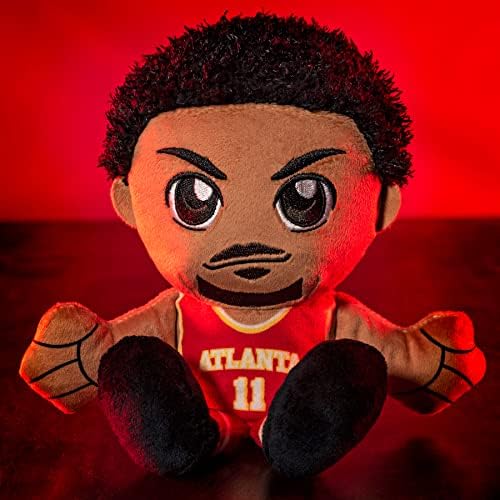 Bleacher Creaturas Atlanta Hawks Trae Young 8 Kuricha Plush - Soft Chibi inspirado na NBA Baller