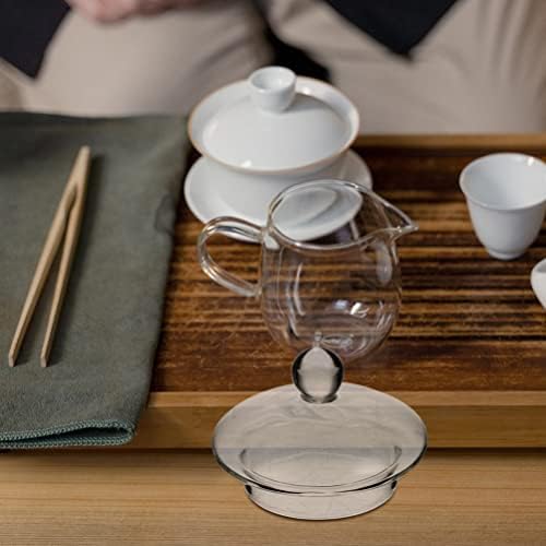 UPKOCH TEA Infuser Tea Infuser 3pcs tampas de vidro tampas de vidro tampas de vidro tampas de vidro tampes de tuas
