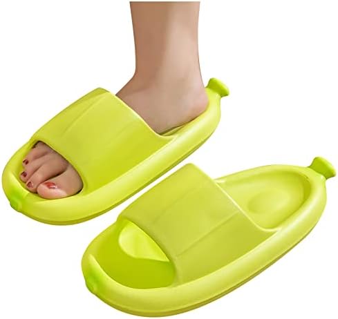 RBCULF Sandals Sandals Banana Meninas Linda Plataforma Soft Não deslize pisando nas fezes Sentindo chinelos de sandália deslizantes