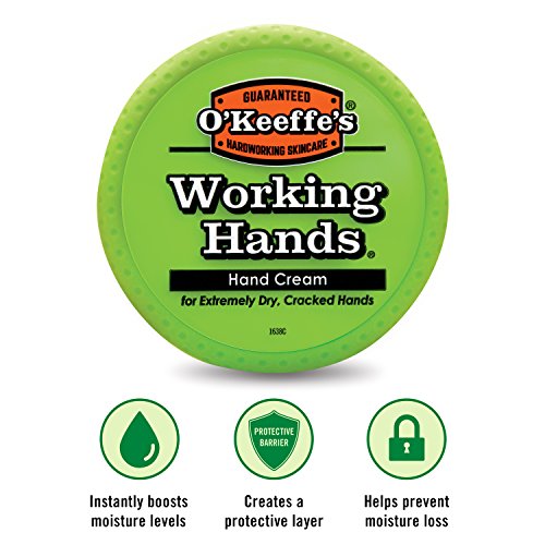 O'Keeffe's K0350002-6 Working Hands Hand Cream em jar, 3,2 oz