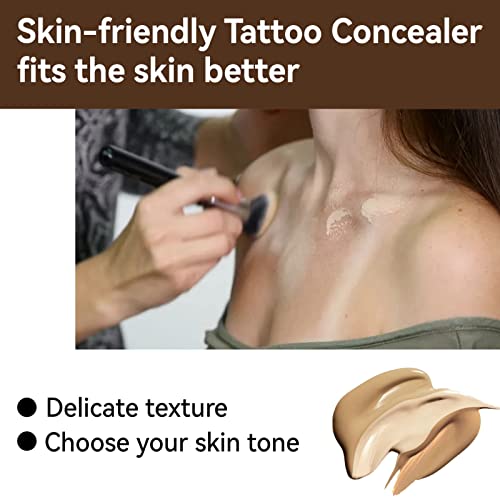 Corretivo de tatuagem, corretivo de pele, tatuagem encobrir maquiagem, prova d'água, pele de cicatriz de pele, corretivo de marca