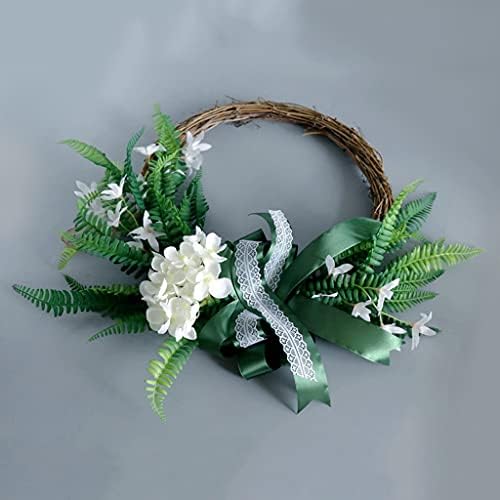 WODMB Simulação Garland Grass Holding Wreath Decoration Mori Series Cena de casamento Layout Decoração de porta de casa