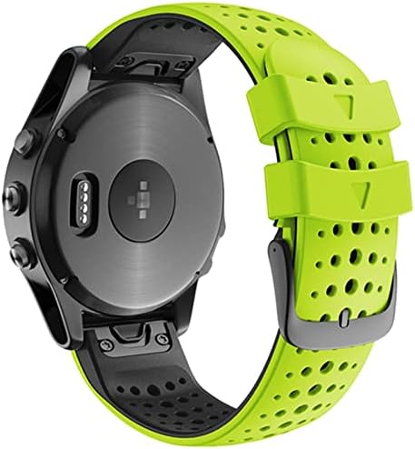 WTUKMO Sport Silicone Watch Band Wrist Screp para Garmin Fenix ​​7 6 6 Pro Fenix ​​5 Precursor 935 945 EasyFit Redunda rápida