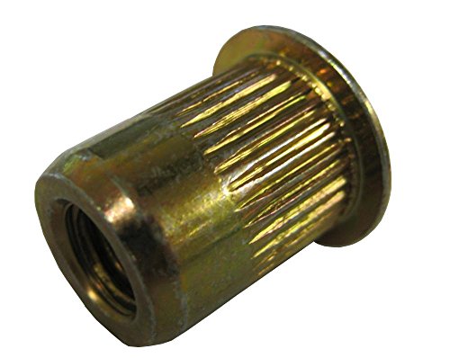 SKL500-13-200 Aço de noz fino flange grande, acabamento de zinco dourado 1/2-13 x 0,063-.200 Faixa