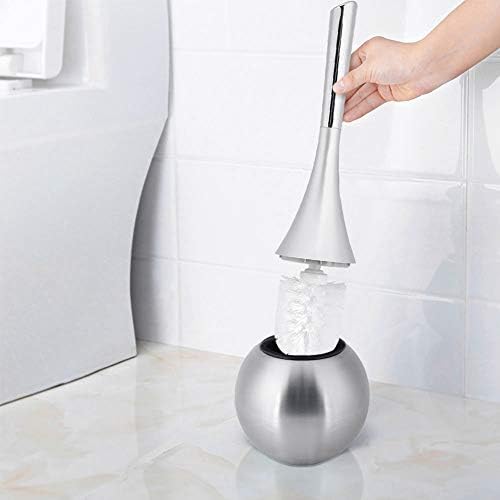 1 PCS pincel de vaso sanitário banheiro criativo Banheiro de limpeza de lavagem de limpeza com base em aço inoxidável Base