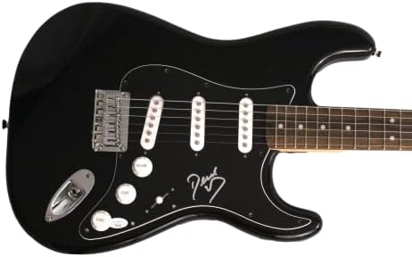 Derek Trucks assinou autógrafo em tamanho real Black Fender Stratocaster Guitarra Electric WiP W/ James Spence JSA Autenticação - A