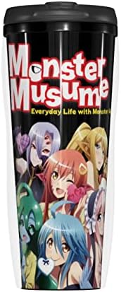 Anime Monster Musume Coffee Cup Thermor Mug Double Wall A vácuo garrafa isolada Tumbllers portáteis Trug canecas 12 oz
