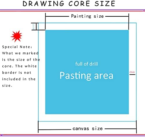 Kits de pintura de diamante para adultos, praia marítima arte diamante garotos iniciantes diy 5d tinta por números, grande broca completa