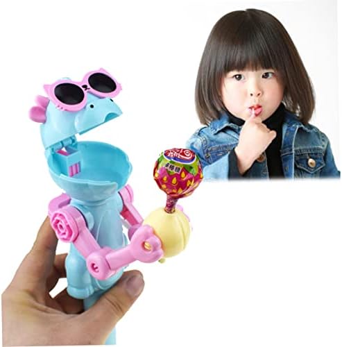 Kuyyyfds Lollipop Robot titular Creative Dust Proof Lollipop Storage Toy Design criativo Eating Lollipop Robot Novidade