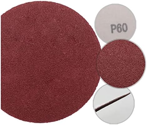 Lixa abrasiva Zsblxhhjd 4 Alumina de 100 mm Dry 60 a 2000 gancho de areia e lixa de loop disco abrasivo para metal e automóvel e lixamento de madeira e polimento