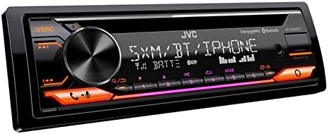JVC KD-TD91BTS Bluetooth Car Séreo Receptor com porta USB-tela LCD de 2 linhas, rádio AM/FM-CD e MP3 Player- Alexa ativado-DIN