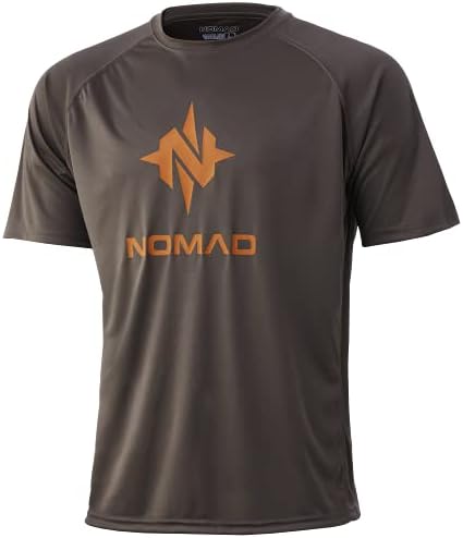 Nomad Men's Pursuit Short Hanve Hunting camisa com proteção solar