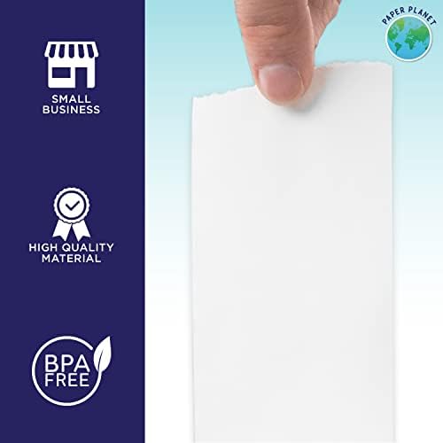 Papel térmico para POS quadrado por papel planeta | Papel de recibo de máquina de cartão de crédito para terminal quadrado | 30 rolos