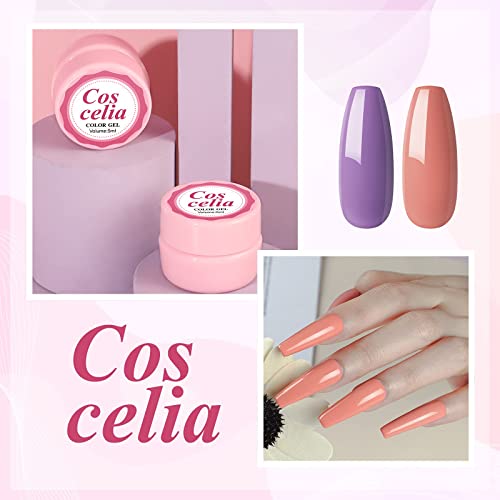 Kit de unhas de gel poly com 110w u v kit de partida leve 6pcs alteração de cor kit de gel de extensão de poli com 2 cores