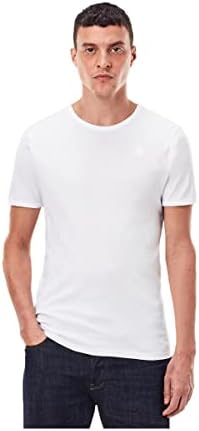 G-Star Raw Men's Base Camada Crew pescoço de manga curta 2-PACK