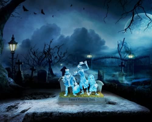 Enesco Disney mostrou a mansão assombrada que engana os fantasmas que iluminam estatuetas, 8 polegadas, multicolor