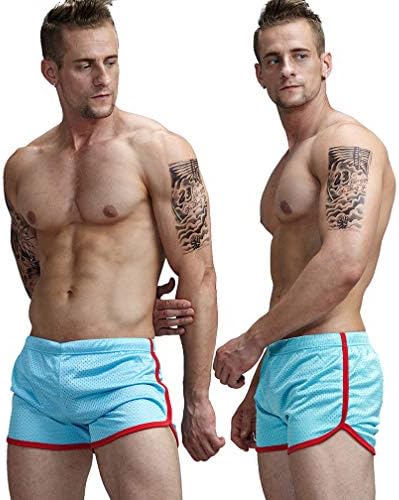 Masculino aimpact bermuda respirar o ginásio de ginástica shorts curtos sexy